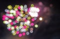 Blurred bokeh firework background.Abstract background. Royalty Free Stock Photo