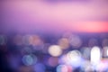 Blurred bokeh lights night time wallpaper