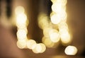 Blurred bokeh lights night time wallpaper