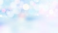 Blurred bokeh soft lights background. Delicate pastel pink and blue colors. Romantic dreamy vector backdrop with copy Royalty Free Stock Photo