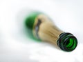 Blurred bottle on a white background Royalty Free Stock Photo