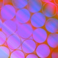 Blurred bright blue purple bubbles as background Royalty Free Stock Photo