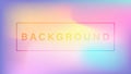 Blurred bright colors mesh background. Colorful rainbow gradient. Smooth blend banner template. Easy editable soft colored vector Royalty Free Stock Photo