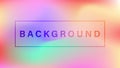 Blurred bright colors mesh background. Colorful rainbow gradient. Smooth blend banner template. Easy editable soft colored vector Royalty Free Stock Photo