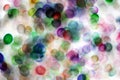 Blurred bubbles, glass ball abstract colorful background Royalty Free Stock Photo