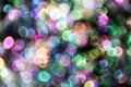 Blurred bubbles, glass ball abstract with colorful black isolated