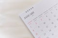 Blurred calendar page Royalty Free Stock Photo