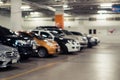 Blurred Car Parking garage Royalty Free Stock Photo