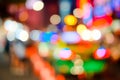 Blurred of car on road in the city at Night time. bokeh light. Blur of light glitter. Glow texture background Royalty Free Stock Photo