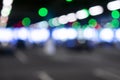 Blurred cars in car parking lot in shopping mall. Bokeh lights background. Abstract blur car parking lot for background. Blurred c Royalty Free Stock Photo