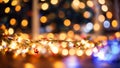 Blurred Christmas lights background