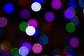 Blurred Christmas Tree Lights