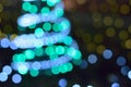 Blurred christmas tree lights in vertical frame Royalty Free Stock Photo