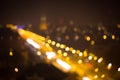 Blurred city lights background Royalty Free Stock Photo