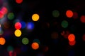 Blurred color lights 2 Royalty Free Stock Photo