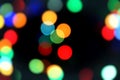 Blurred color lights Royalty Free Stock Photo