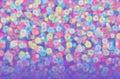 Blurred colored balls