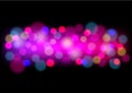 Blurred colorful background with bokeh. Abstract gradient desktop wallpaper. Vector illustration Royalty Free Stock Photo