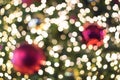 Blurred colorful lights christmas background Royalty Free Stock Photo