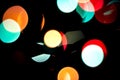 Blurred colorful spots, abstract background for text, colored circles Royalty Free Stock Photo