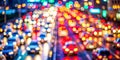 Blurred Colorful Traffic Lights Abstract Background Royalty Free Stock Photo