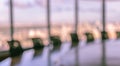 Blurred conference room image Royalty Free Stock Photo