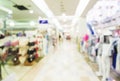 Blurred, de focus shopping mall, women clothes shop and underwear shop Royalty Free Stock Photo