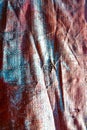 Blurred dirty and Peeled Canvas, Abstract art background, multicoloured brushstrokes of paint