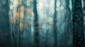 A blurred dreamy forest landscape fades into a distant horizon reflecting the endless quest for wisdom and the Royalty Free Stock Photo