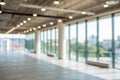 Blurred empty office space with bokeh effect Royalty Free Stock Photo