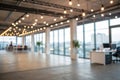 Blurred empty open space office Royalty Free Stock Photo