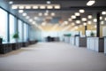 Blurred Empty Open Space Office Interior Background Royalty Free Stock Photo