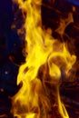 Blurred fire background