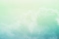 fluffy cloudy sky with pastel gradient color and grunge texture for nature abstract background