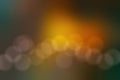 Blurred garland. City night light blur bokeh, defocused background. Christmas abstract pattern. Royalty Free Stock Photo