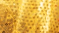 Blurred gold cloth background