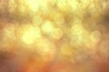 blurred golden bokeh lighting background Royalty Free Stock Photo