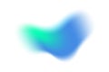 Blurred gradient shape with blue and green color on white background. Abstract watercolor blob with soft gradation and fluid Royalty Free Stock Photo