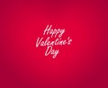 Blurred heart poorly visible vector valentine day greeting card, background out of focus red heart Royalty Free Stock Photo