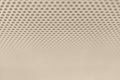 Blurred hexagonal mesh in Sail Champagne, texture with perspective.