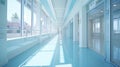 Blurred hospital interior abstract medical background modern healthcare and patient care concept Royalty Free Stock Photo