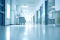 Blurred hospital interior as a medical background Royalty Free Stock Photo