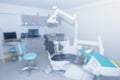 Blurred image of the dentist office