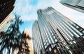 Blurred image of Manhattan buildings Royalty Free Stock Photo
