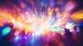 Blurred image of people at a party, AI