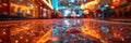 Blurred image of slots machines at the Casino games. Royalty Free Stock Photo