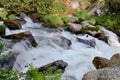 Blurred image of water in the waterfall Royalty Free Stock Photo