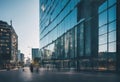 Blurred images of glass wall with city town background.modern abstract window stock photoDefocused, Backgrounds, Motion, Office, Royalty Free Stock Photo