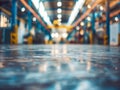 Blurred Industrial Interior Royalty Free Stock Photo