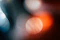 Blurred light halos background - Colorful bokeh Royalty Free Stock Photo